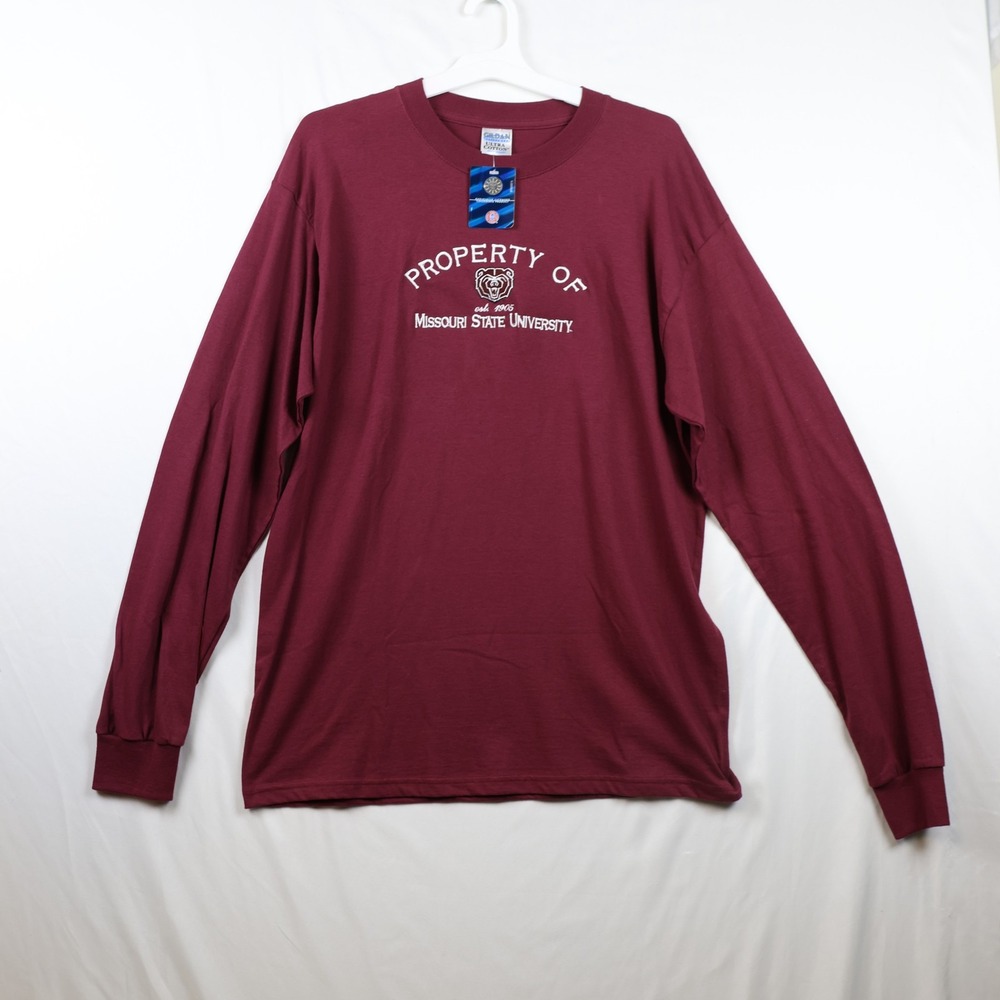 Missouri State Bears Shirt Mens Large NCAA College Basketball Long Sleeve Tee